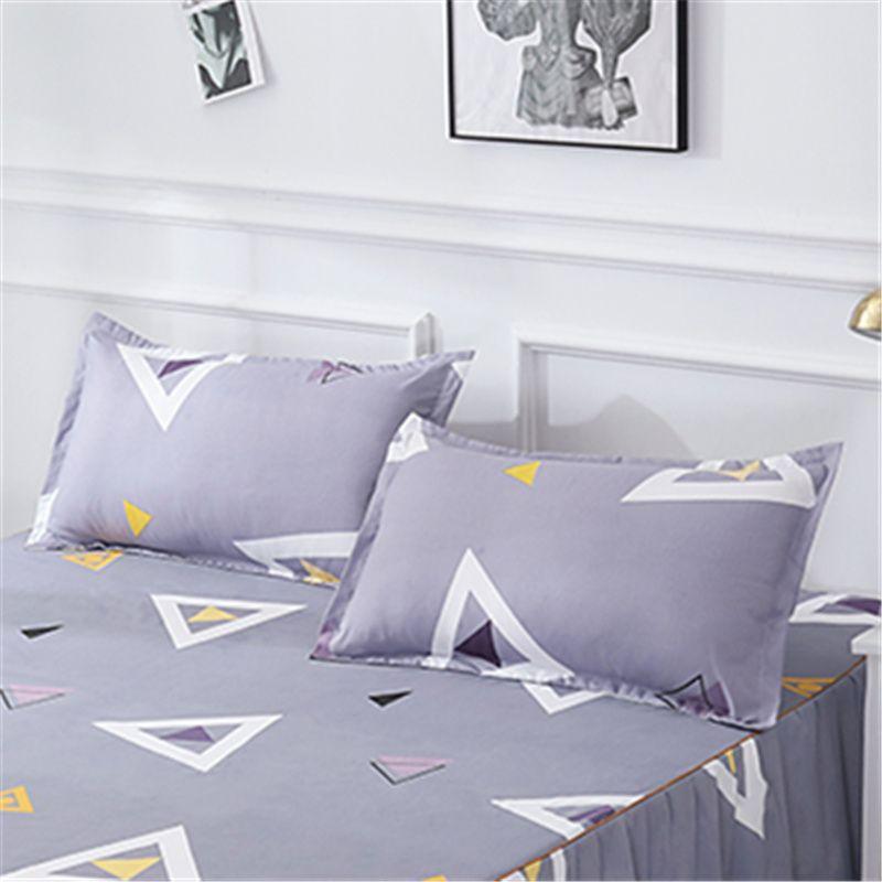 1 Pair of Pillowcases, Skin-friendly Brushed High-count High-density Pillowcase, All-season Universal, Easy To Clean, Does Not Contain Pillowcase