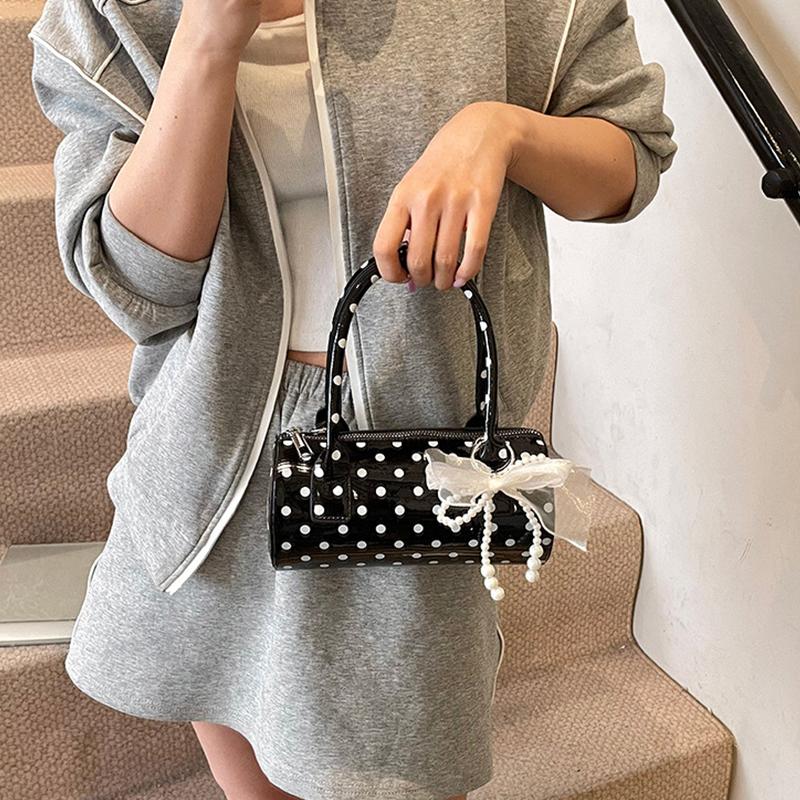 2026 Neueste Koreanische Sommer-Handtasche Kleine Tragetasche Für Damen Hochwertige Gepunktete Nischen-Kissen-Tasche Einzelne Umhängetaschen Geschenke