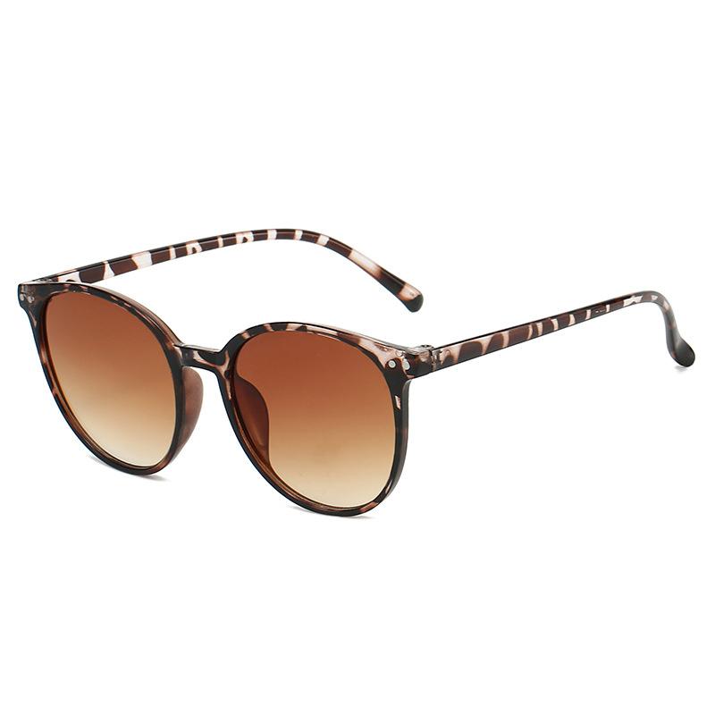 Fashion Transparent Round Frame Sunglasses for Women Casual Driving Outdoor Eyewear Men Plastic Ultralight UV400 Eyeglasses