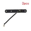 2PCS Portable Strap Holder with Clasp Women Beach Outdoor Snap-On Leather Glove Holder for Handbag Hat Towel