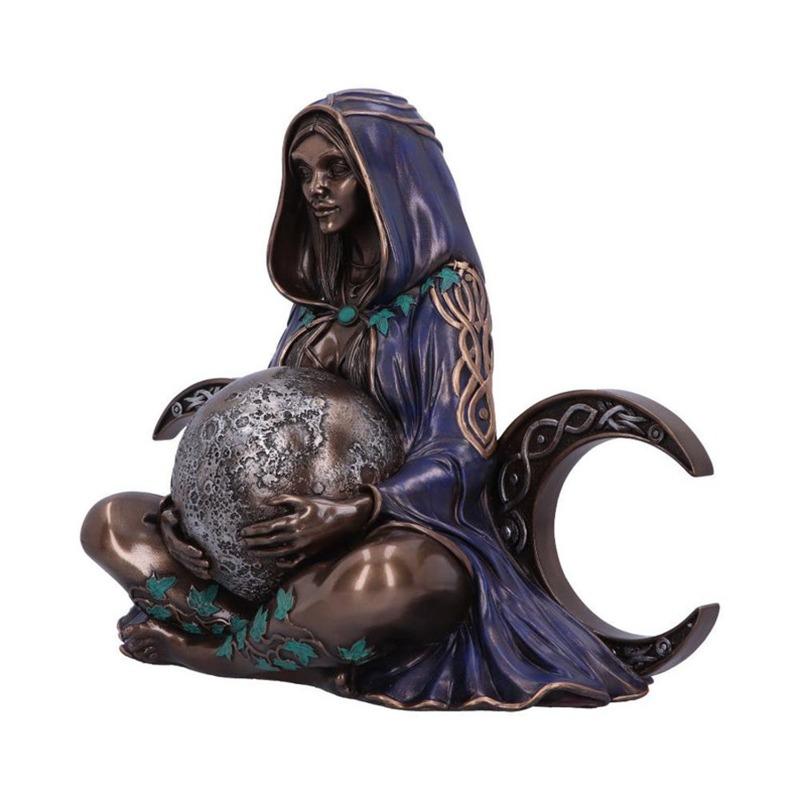 1 Pieza Estatua de la Madre Tierra Diosa Gaia Escultura de Resina Manualidades Adornos de Jardín Regalos Decoración de Escritorio para el Hogar