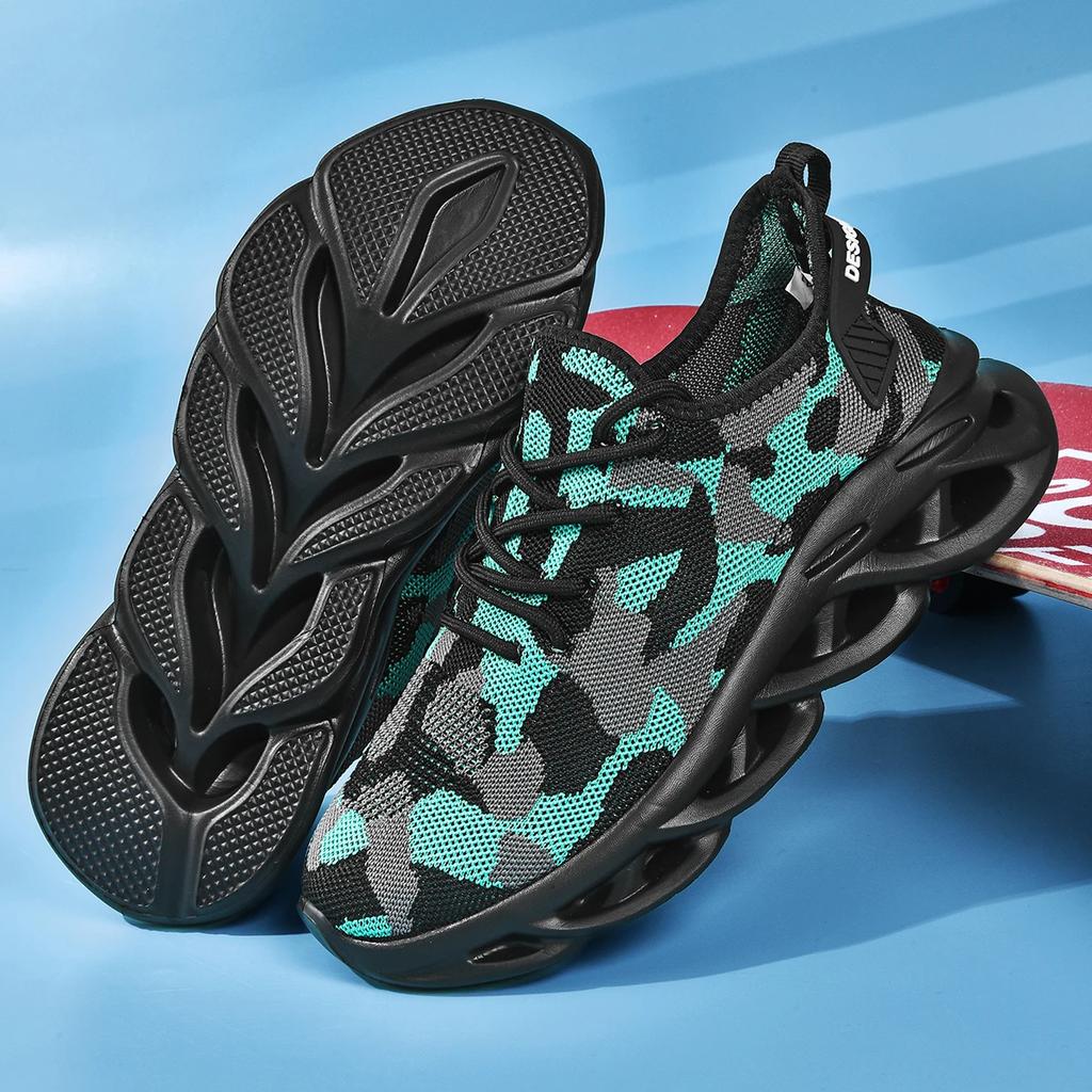 MAEDEF Men Sports Shoes Mens Outdoor Non Slip Comfortable Breathable Athletic Slides Shoes for Gym Walking Lightweight Footwear