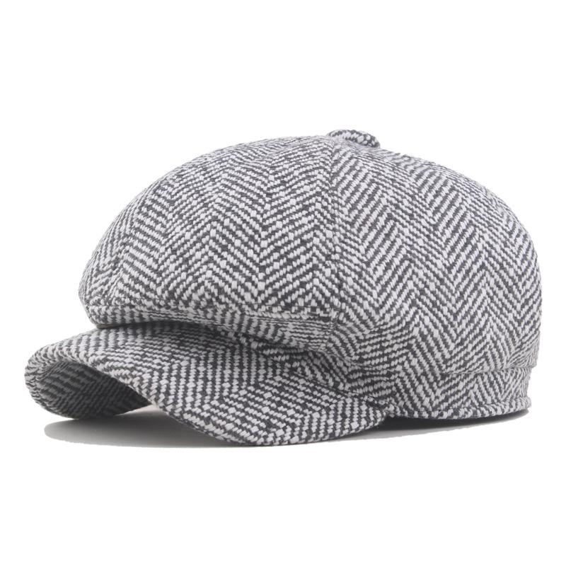 Casquette octogonale de newsboy Gang Sanglant Rasoir: Béret Automne/Hiver pour Jeunes Artistes