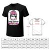 Messy Bun Leopard Breast Cancer Warrior TShirt anime shirt Short sleeve tee graphics t shirts for men pack