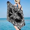 Totenkopf Gotischer Ziegenkopf Strandtuch, Super Weiche Mikrofaser, Geschenk für Sie/Ihn, Geburtstag, für Pool, Strand, Reisen, Heimdekoration Fan Geschenke