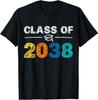 Class of 2038 Grow With Me First Day of School Graduation T-Shirt