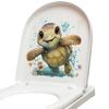 Waterproof Turtle Decor Stickers - Self-Adhesive Decals for Bathroom Toilet Lid Cabinet Renovation
