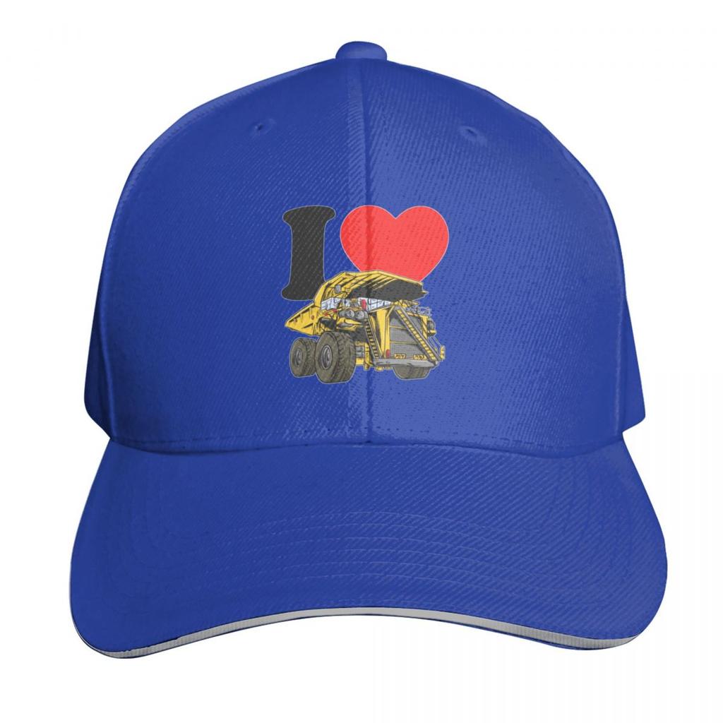 I Love Dump Truck Baseball Cap Luxury Women Cap Brand Unisex Cap Streetwear Fishing Caps Unisex Hats For Women Unisexs