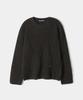 TRIP LE SENS Wool Mixed Color Crop Round Knit_Brown Mix