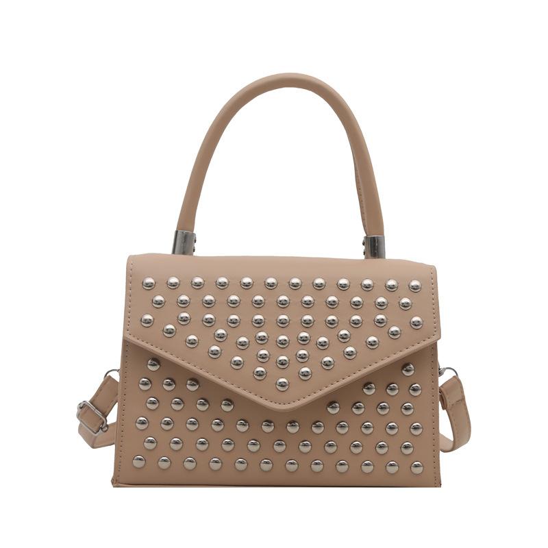 Fashion Diamonds Brand Design Mini Shoulder Bag Crossbody 5 color Leather Rivets Female Bolsa Sac A Main 2025