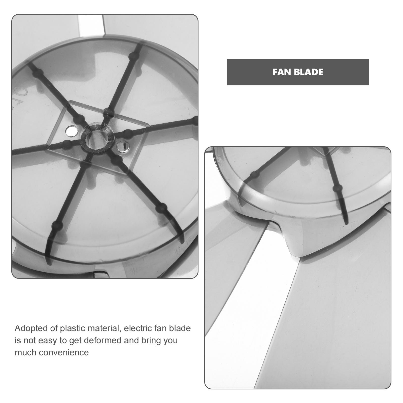 Universal Replacement Fan Blades Plastic for Floor Standing Pedestal Table Fans High Volume Quiet Operation Easy Install bianco