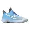 Nike KD Trey 5 IX Vibrant BlueTrack Abrasion Resistant Cushioning Mid top Basketball Shoes Unisex Gray Blue CW3402-011(Team529-)