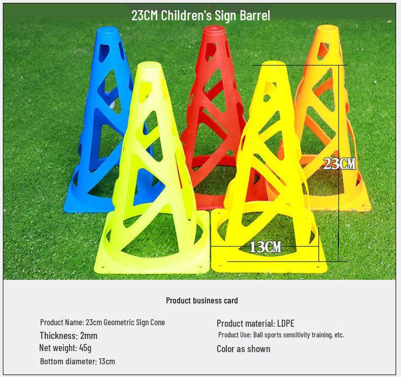 Sports Training Cones: Football Disc Markers, Basketball Aids, Ice Cream Cones, Poles, Kid's Hurdles, Stakes, Taekwondo Equipment