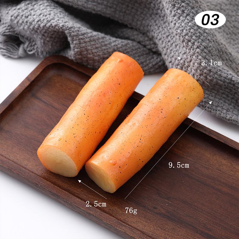 4 Pcs Simulated Hotpot Ingredient Model Mini Fake Vegetable Realistic Beef Roll Restaurant Store Barbecue Shop Display Decor