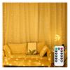 300 LED Fairy Curtain Lights 9.8ft x 9.8ft Window Wall Hanging String Light USB Powered Curtain Light for Bedroom Backdrop Wedding Party Indoor Decor