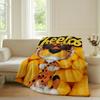 Fashion Food Print C-Cheetos Blanket For Sofa Office Bed Plane Travel Sleep Read Relax Camping Soft And Warm