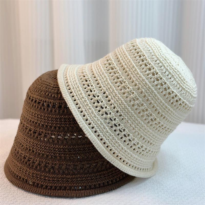 Chapeau de soleil pliable respirant et creux pour l'été, idéal pour les voyages, les vacances à la mer ou la plage