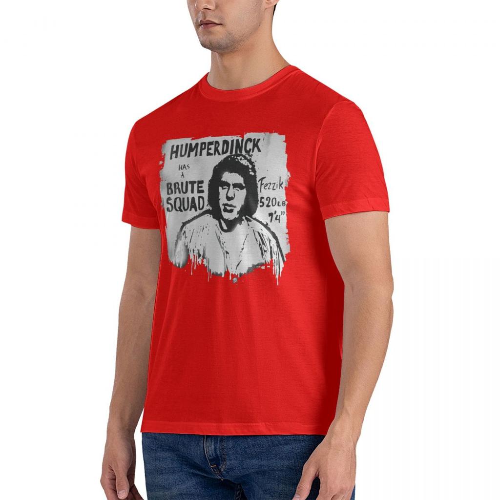 T Shirt Andre The Giant From The Princess Bride Graces    Brute Squad Print Casual Short Sleeve Tees Unisex Gothic T Shirt