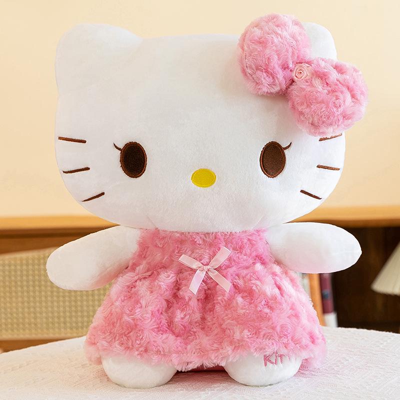 Princess Kitty Cat Plush Dress-Up Doll - Rose Melody Birthday Gift for Kids