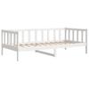 Vidaxl Daybed, White, Solid Pine Wood, 90X200 Cm