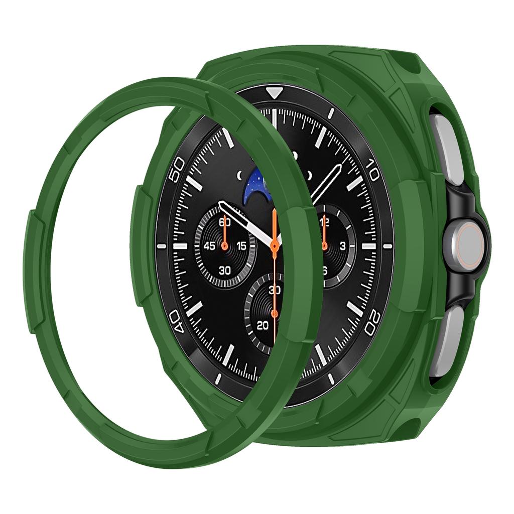 PC Case+Protective ring For Samsung galaxy watch 8 classic 46mm Accessories Hollow Bumper shell For galaxy watch 8 classic cover