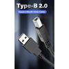 High Speed USB Cable For Canon Brother Hp Epson Samsung Lenovo 3D Label Printer Scanner Electronic Piano Organ Type A To B 3m 5m