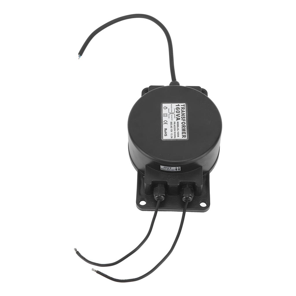 160-W-Transformator-Leistungstreiber, 220 V auf 12 V, IP68, wasserdicht, für Niederspannungslampen, Unterwasserlichter