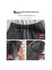 Women's High-Waisted Cotton Linen Loose A-Line Shorts with Diamond Texture - Winter 2026 Arrivals