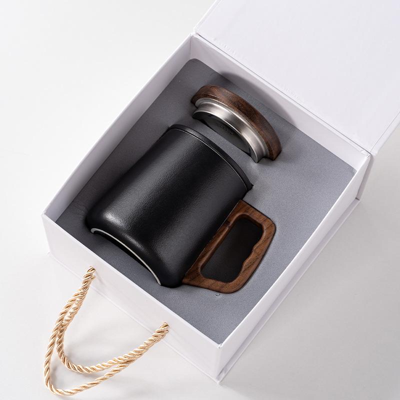High-grade mug ceramic tea separation tea cup drinking cup with lid filter office cup gift box gift