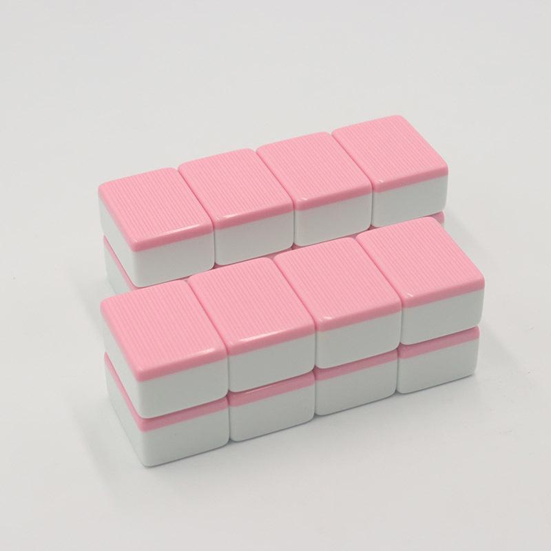 Large & Medium Hand-Rubbed Bamboo Mahjong Tiles for Home & Dorm Use