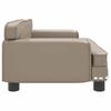 VidaXL Dog Bed Cappuccino 70x45x30 Cm Faux Leather 171893