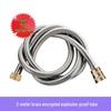 Stainless Steel Explosion-Proof Shower Hose with Hot and Cold Pressurized Nozzle