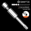Lvlin S2 Single-ended Pozidriv Hex Wind Bit Screwdriver Head