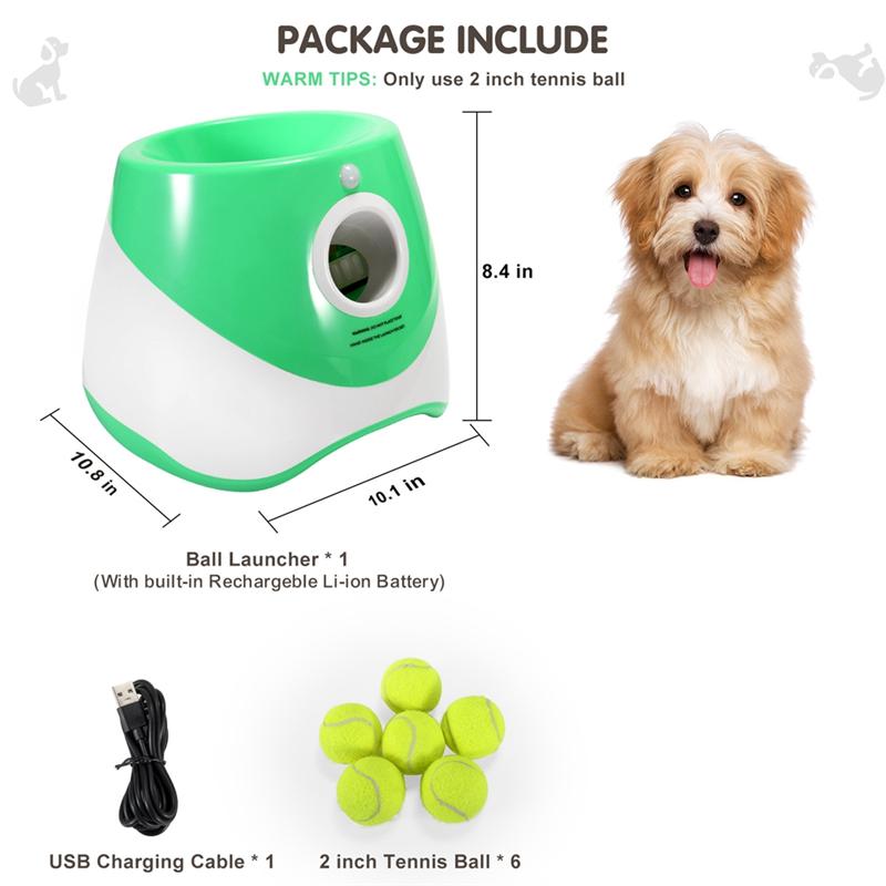 Dog Tennis Ball Launcher Dogs Chase Automatic Automatic Fun Interactive Machine Fun Interactive Catapult Throw