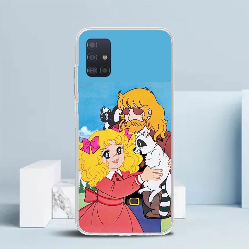 

Candy 90s Anime Soft Cover for Samsung Galaxy A12 A22 A32 A52 A72 A02S Phone Case Note 20 Ultra 10 S10 Plus A51 A71 A50S A20S A1 Samsung A51 4G