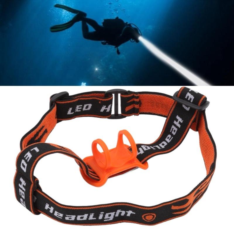 Outdoor Headlamp Elastic Strap Hands Free Headlamp Holder Strap For 22 To 32mm Diameter Flashlight