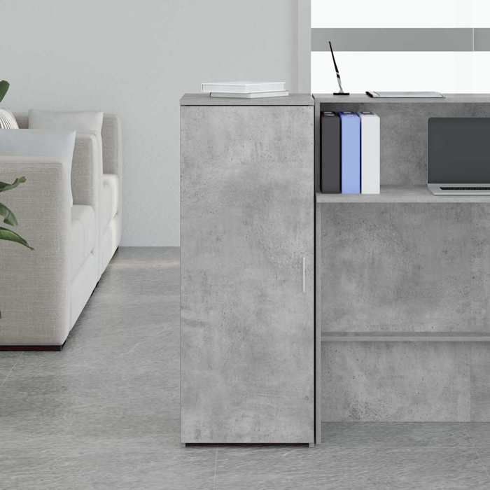 VidaXL Storage Cabinet Concrete Grey 40x45x103.5cm Engineered Wood, Cabinet, Office Cabinet, Anti-tip Cabinet, 859036