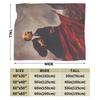 Super Warm BlanketStudents Camping Lenin Joseph Stalin Throw Blanket  Flannel Bedspread For Couch Chair Novelty Sofa Bed Cover