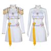 Dämonenjäger Cosplay Anzug K-Pop Koreanische Girl Group Rumi Weiß Spielendes Song Kostüm Bühnenperformance Cosplay Anzug