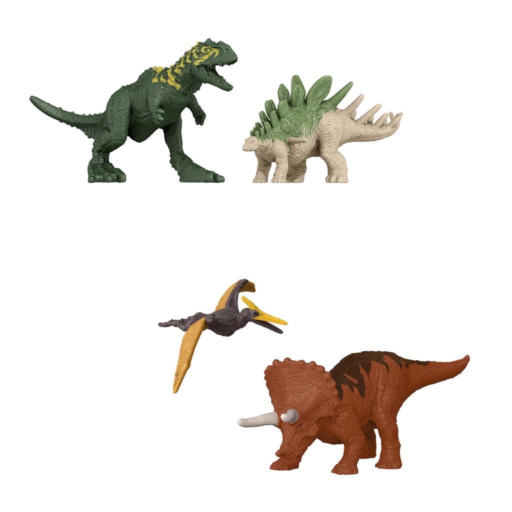 Mattel Jurassic World Minifigure Box Assortment 2024 1 3 and Vol. [Blind Pack] [Dinosaur Toy] [Ages Up] 986G-GWP38