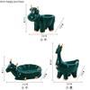 Ceramics Animal Storage Ornaments Cow/deer Key Storage Box Groceries Organize Tray Desktop Statue Crafts Decoration Furnishings