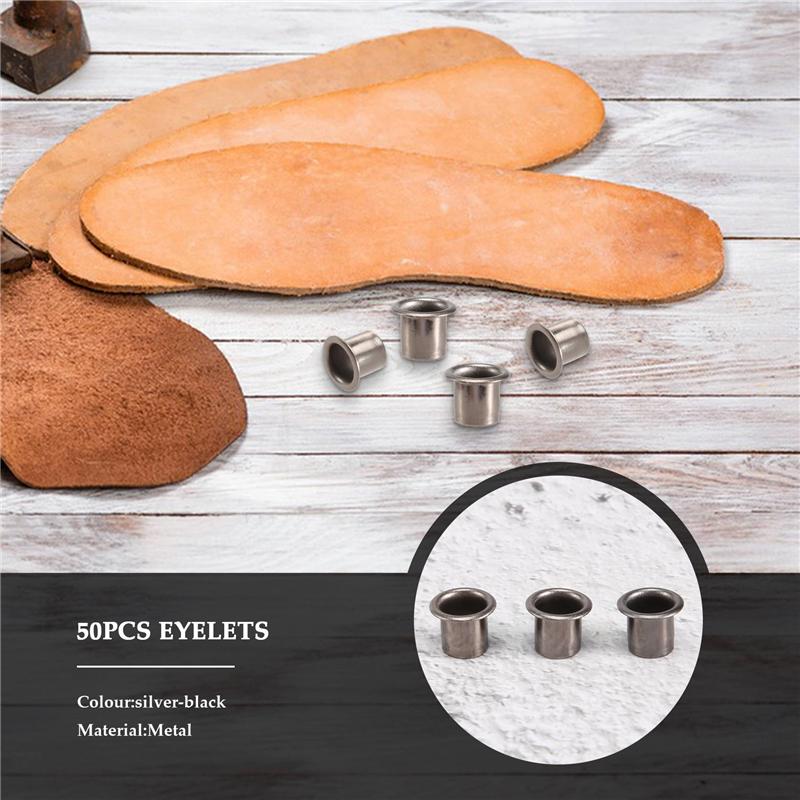 2025 Trend 50Pcs Eyelets For DIY Kydex Sheath Rivet Hand Tool Parts Eyelet Hole Punch Tool Kit