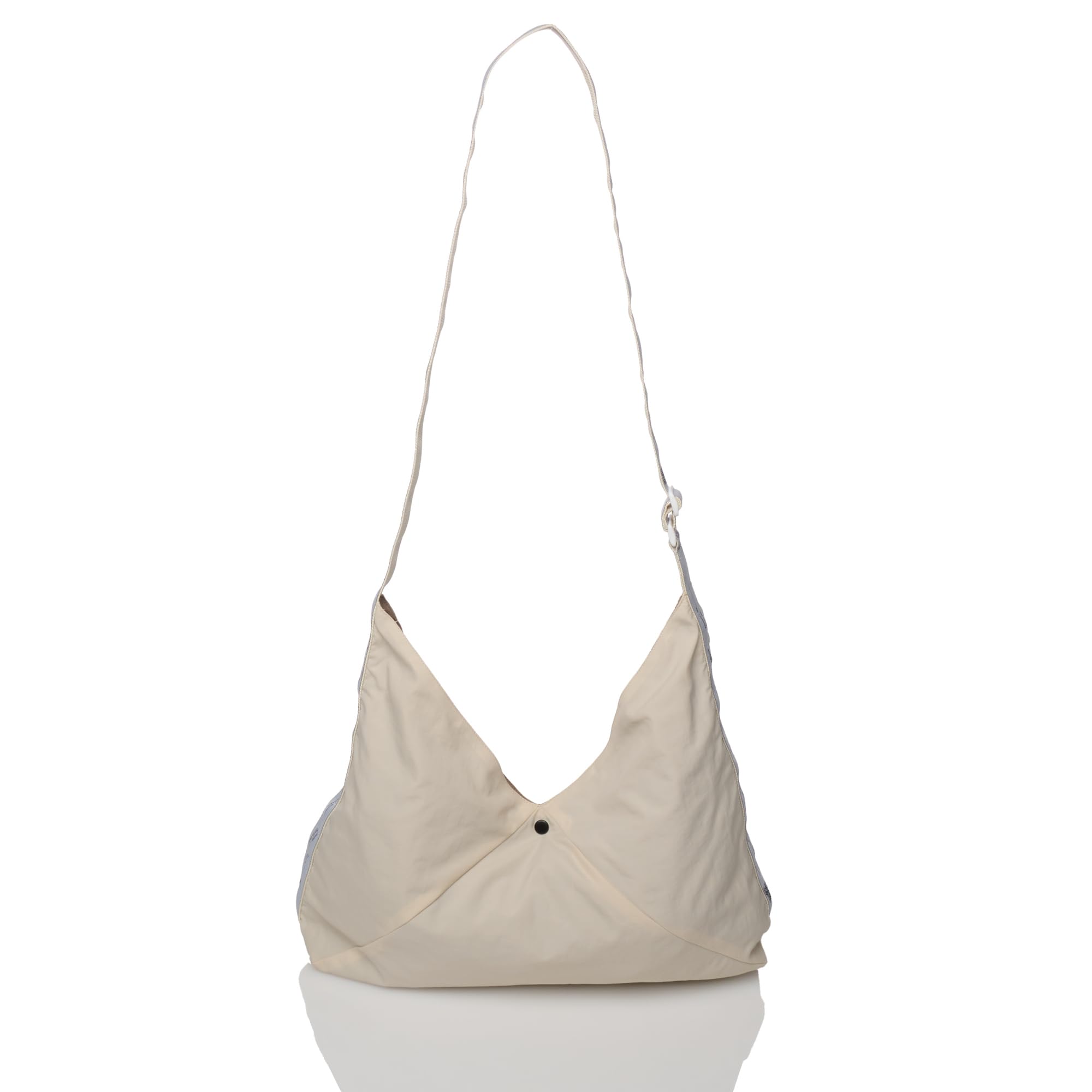 

Cuco New Logo Tape x Wrinkled Nylon One-Shoulder BagA4 Fit, 2413111204, Ivory (004)