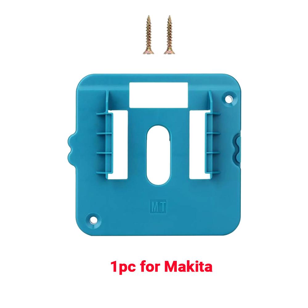 Machine Holder Battery Storage Rack for Dewalt/Makita/Milwaukee 14.4V 18V Li-ion Battery Wall Mount Tool Bracket Fixing