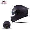 In-Stock Full-Face Double Lens Motorcycle Helmet - Retro Design for Men & Women, Ideal for Street Bikes & Scooters