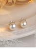 Small Crown Accessories Earrings