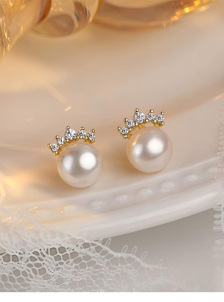 Small Crown Accessories Earrings