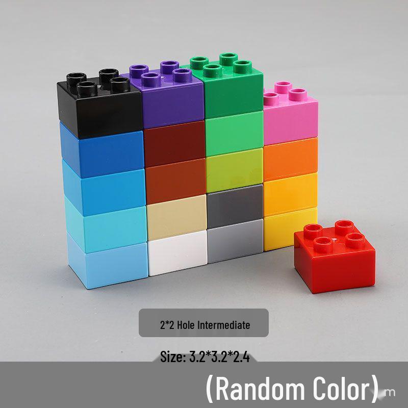 Educational Large Baseplate Road for Building Blocks - Compatible with LEGO, Ideal for Children's Early Education and Interlocking Block Play