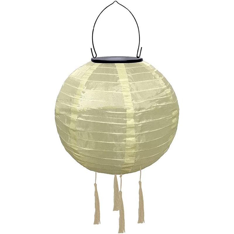 12 Inch Waterproof Solar Powered Lanterns Chinese Lantern Led Lamp Outdoor Decoration Balls Light Solar Lantern Party Decoration