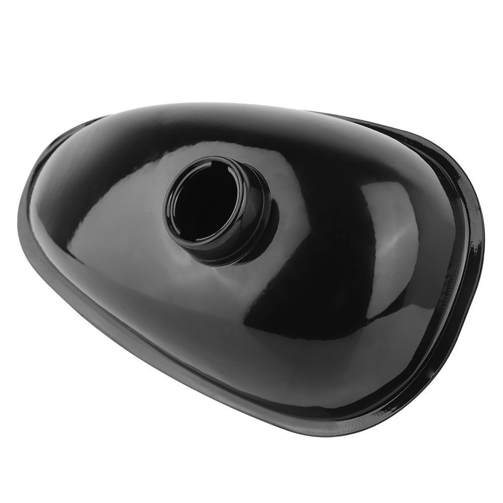 Durable Metal Black Motorized Bicycle 2L Fuel Gas Tank with Cap 80CC Cycling DIY Accessory